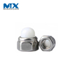 Zinc Plated Polished Plastic Nylon Head Plastic Hex Nut Domed Cap Nuts DIN986 for Heavy Industry