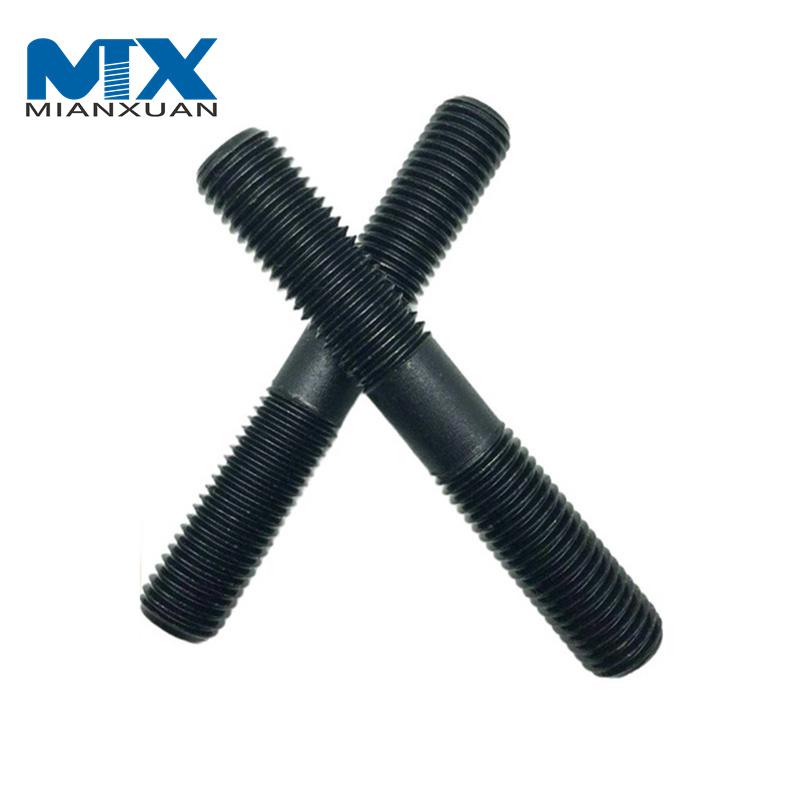 High Strength 8.8 Grade ASTM A193 B7 Stainless Steel Carbon Steel Double End Studs Threaded Rod Stud Bolt