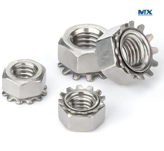 Hex Head K Lock Nuts for Furniture or Construction