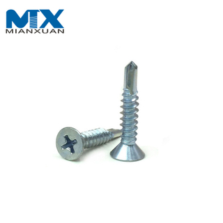 Hex Head Flange Stainless Steel Self Drilling Screw with PVC Washer DIN7504