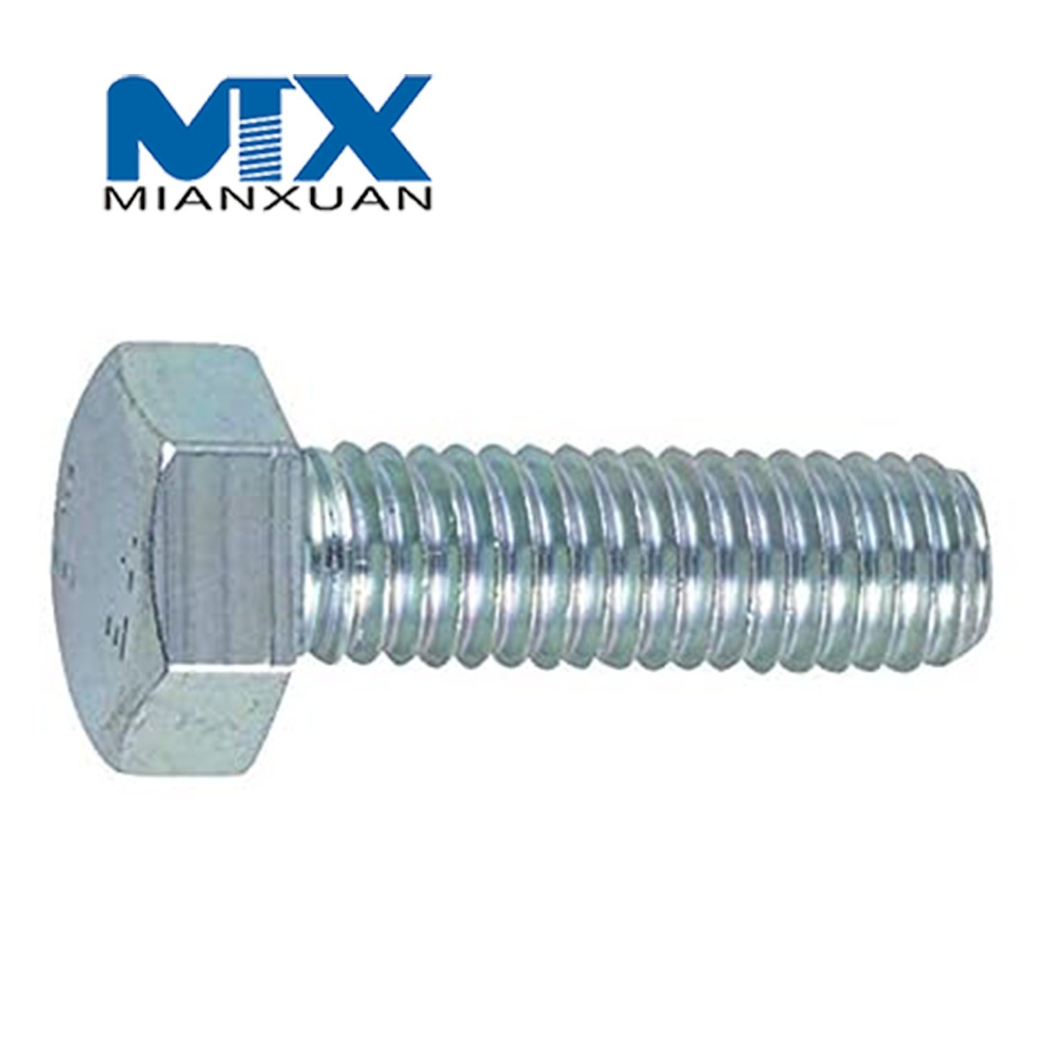 Hexagon Head Flange Bolt and Nuts Bolts DIN933 with Zinc Plated