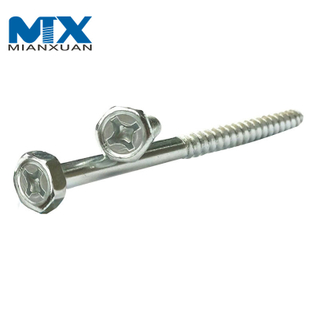 Special Hexagonal Head Plastic Expansion Plugs Galvanized Wood Screws pH