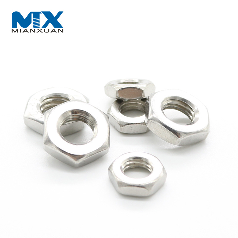 Nuts DIN439 Hex Thin Stainless Steel 304 M22 Hex Thin Nut