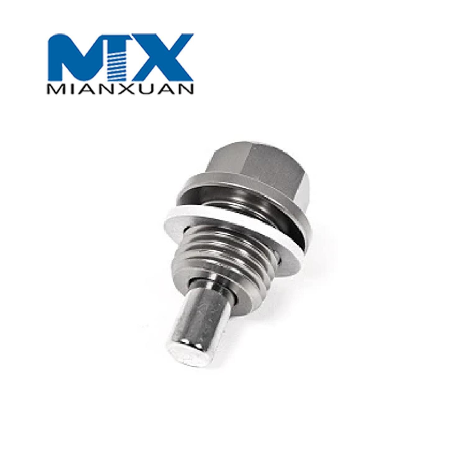 Custom Motorcycle Magnetic Oil Drain Plugs with Motorcycle Slip-on Exhaust End Cap