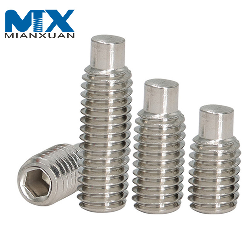 DIN915 Metric Hex Socket Set Screws with Dog Point