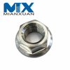 High Strength Gr5 Titanium Alloy 12 Points Hex Flange Nuts for Motorcycle