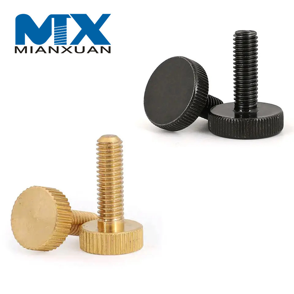 Flat Head Knurled Thumb Screw