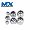 Hexagonal Stainless Steel Nut Thickened Nylon Lock Nut Nylock Nut