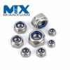 Hexagonal Stainless Steel Nut Thickened Nylon Lock Nut Nylock Nut