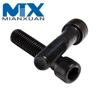 Unc Unf Black Carbon Steel Hex Bolt