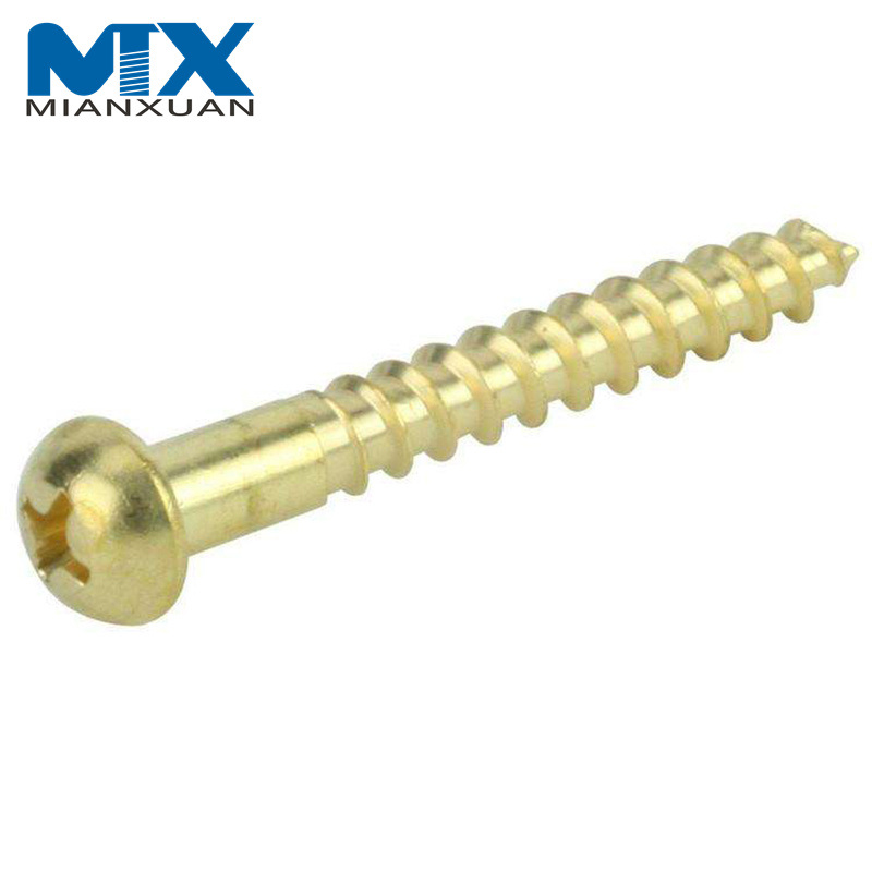 High Quality D2.5-D6.0 Thread Carbon Steel Oval Head Slotted Wood Screw DIN95