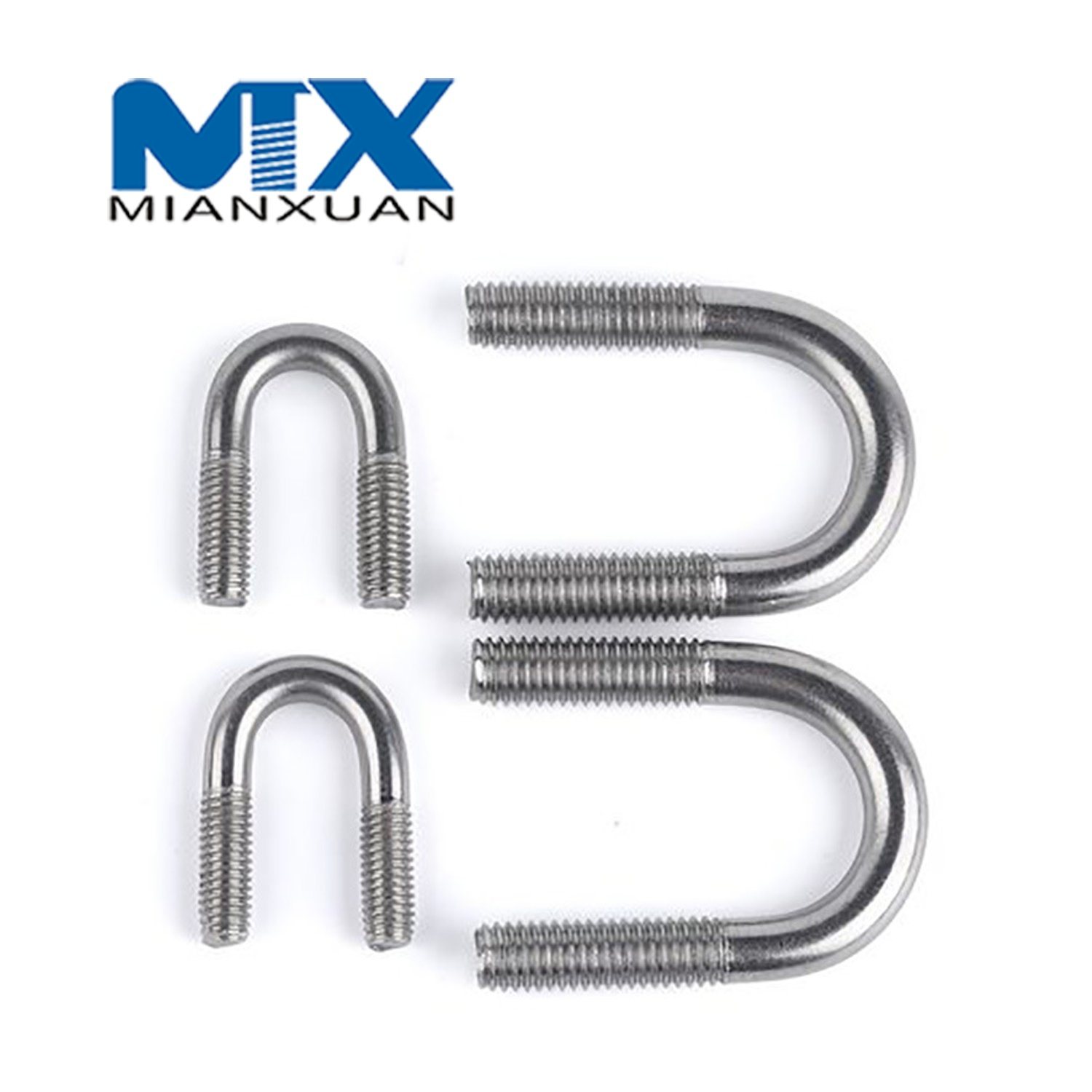 Galvanized Carbon Steel U Shaped Bolt and Anchor Bolt Fastener DIN3570