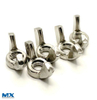 Fasteners - Wing Nuts - Rounded Wings