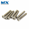 SS304 DIN966 Raised Countersunk Head Screws with Cross Recess
