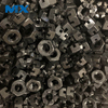DIN937 Type a Hex Thin Slotted Nut Castle Nut M12 Yellow Zinc Plated Hexagonal Slotted Nuts