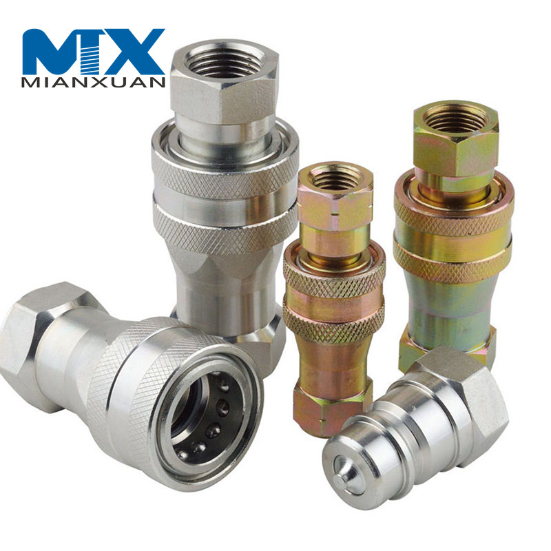Hydraulic Coupler Hydraulic Quick Disconnect Release Coupling Oil Coupler ISO7241-a