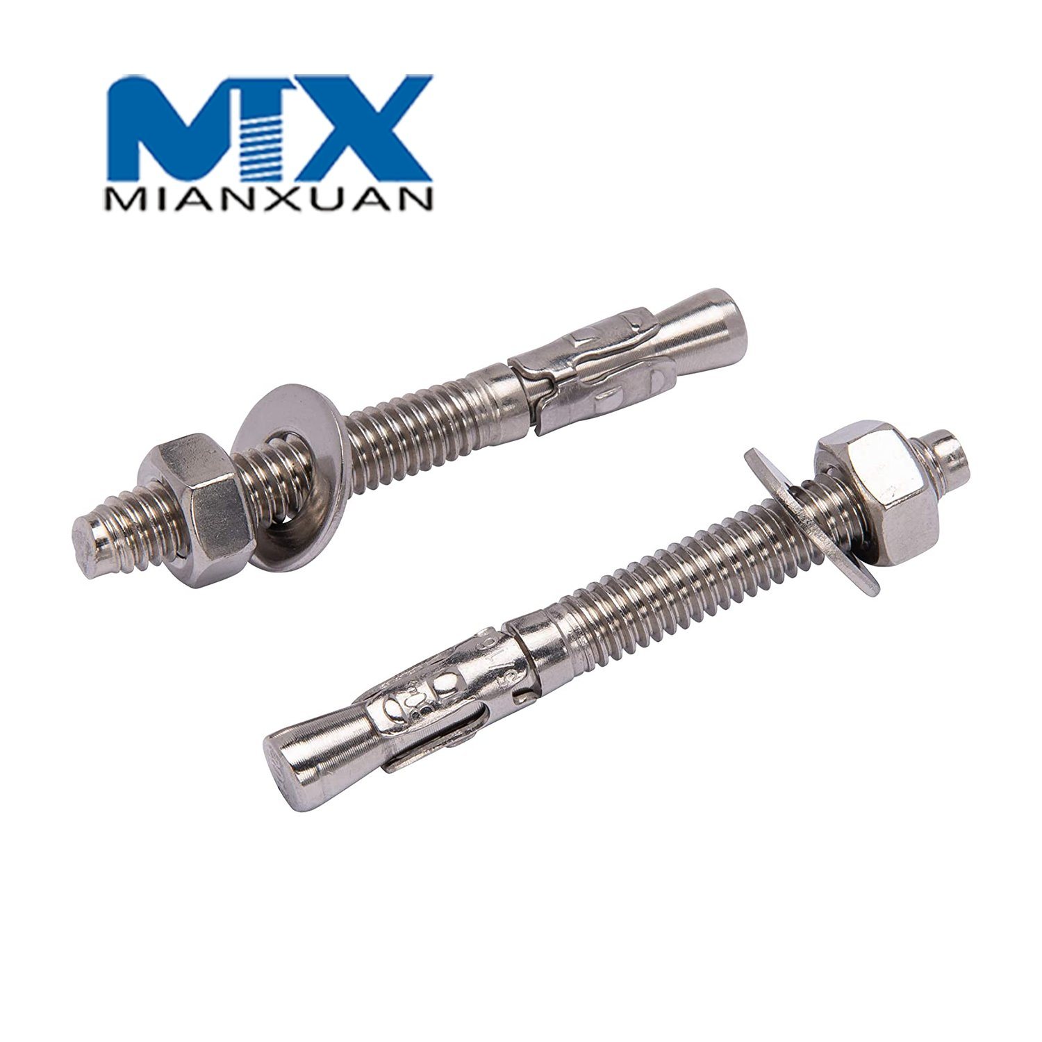 Zinc Plated Fastener Wedge Anchor Bolt for Concrete Brick with Reasonable Price