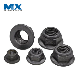 M20 M24 SS304 SS316 All Metal Hex Flange Lock Nut DIN6927