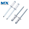 Color Aluminum Flat Head Open Type Blind Rivet DIN7337