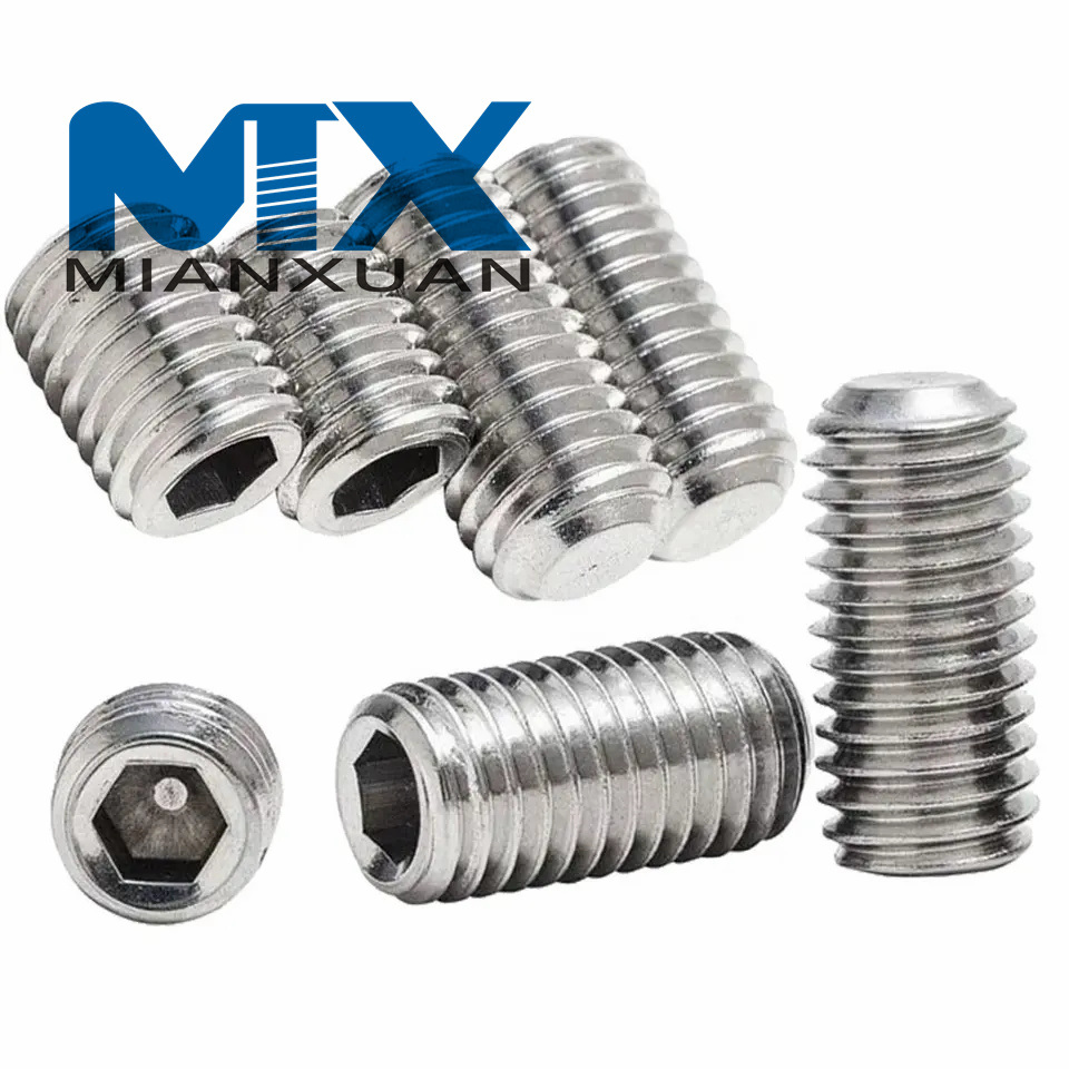 Flat Point Hex Socket Set Screw
