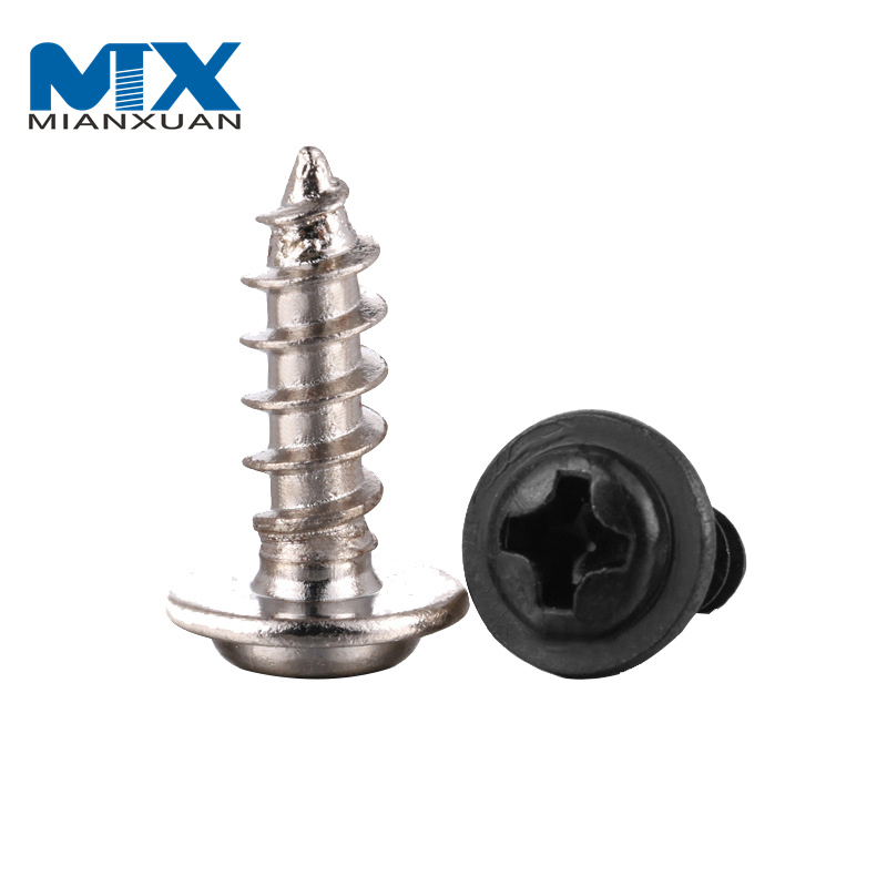 DIN968 Cross Round Washer Wafer Head Phillips Self-Tapping Screw