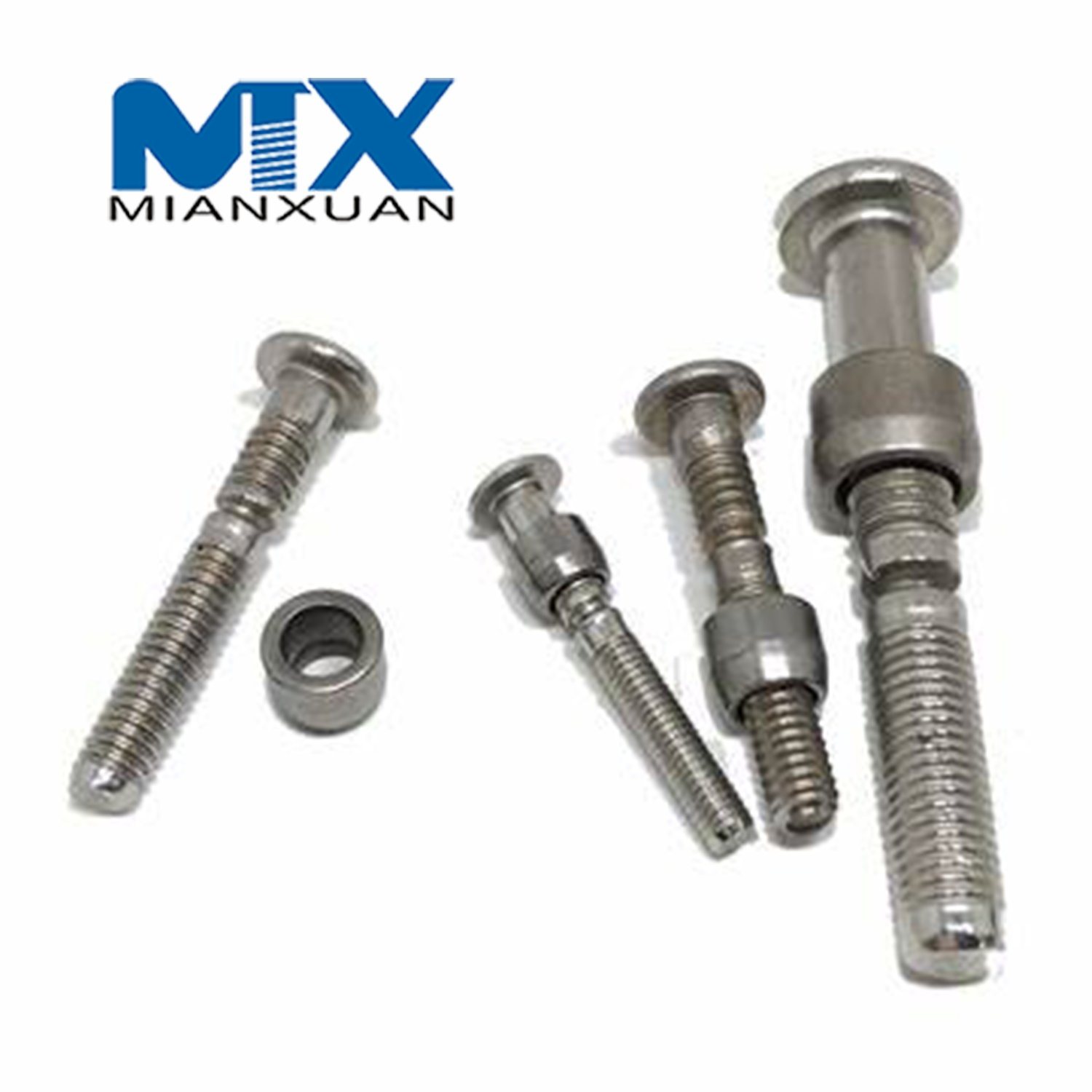 Carbon Steel 4.8 8.8 10.9 12.9 Mild Steel Huck Bolt Lock Bolt Grip Collar M3 M4 M5 M6 M8 Zinc Black Plain Galvanize