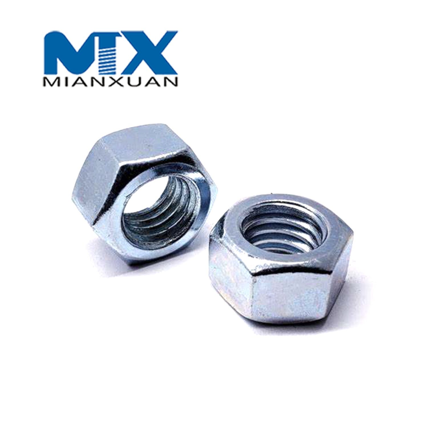 Carbon Steel 4 8 6 10 12 Mild Steel Hex Nut DIN934 Hexagon Nut M3 M4 M5 M6 M8 HDG Hot DIP Galvanized