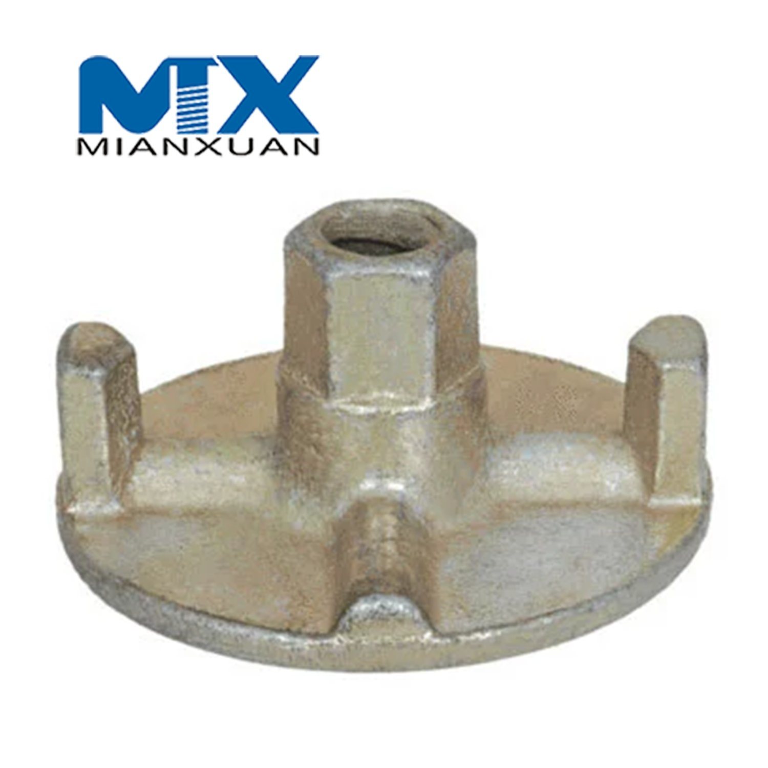 OEM Sand Iron Casting Thread Round Butterfly Tie Rod Wing Nut for Scaffolding Construction Concrete Formwork Accessories