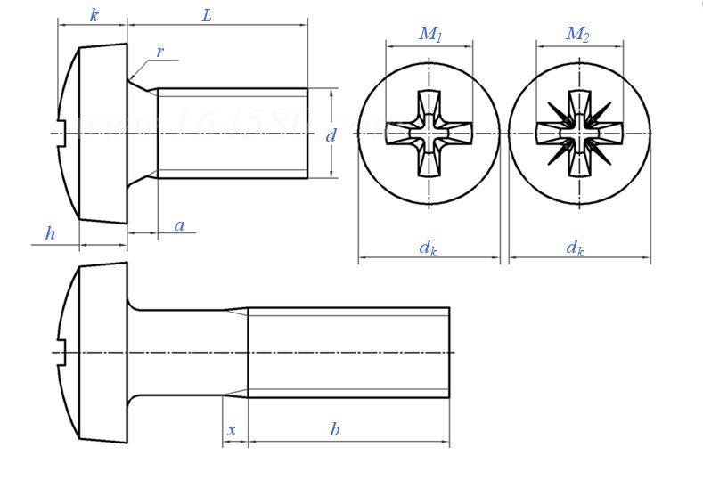 Cross Groove Round Head Machine Wire