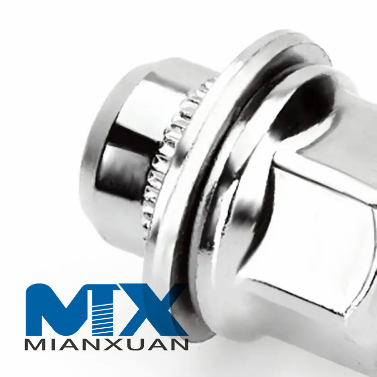 High Strength Gr5 Titanium Alloy 12 Points Hex Flange Nuts for Motorcycle