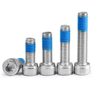 Screws or Bolts with Nyloc Blue