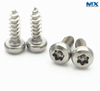 Countersunk or Pan Head Safety Screws with Pin