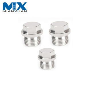 DIN 5586 Locking Screws with Collar and Vent for Compressed Air Equipment in Rail Vehicles