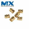 Brass Heat Staking Ultrasonic Threaded Plastic Fastener Insert Nuts
