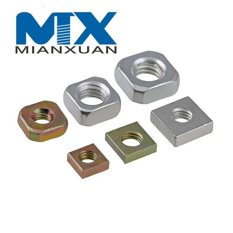 Square Nut Steel Zinc Metric Size M5 M6 M8 M10 DIN557