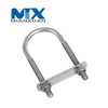 China Factory Zinc Plated Round U Bolts with Washers and Nuts Fastener