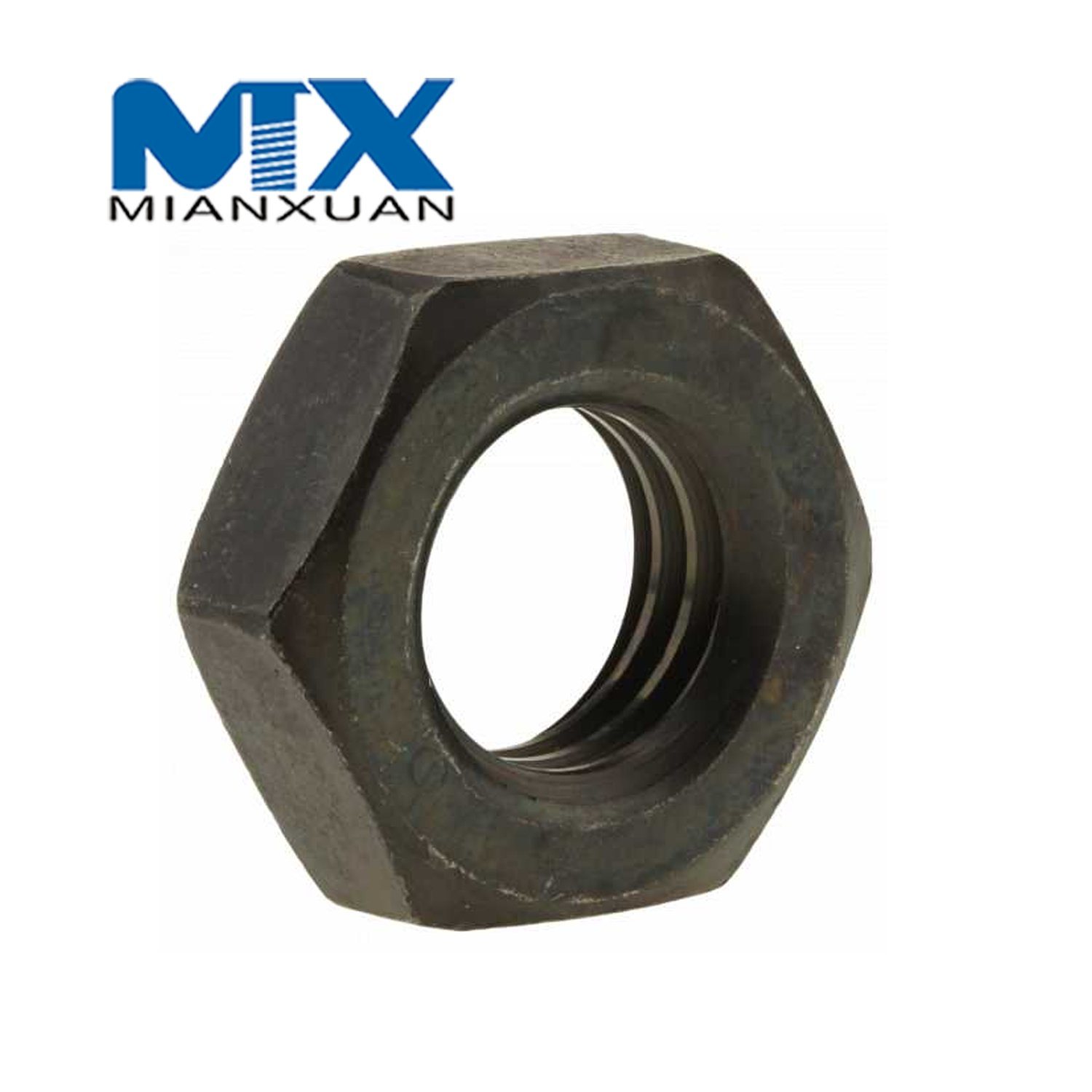 ISO4032 Hex Nut Carbon Steel Standard Manufacturer Black Zinc
