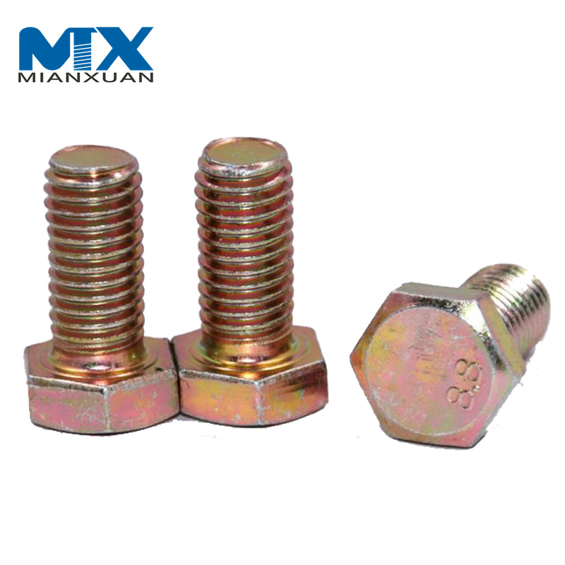 Wholesale Price Grade 8.8 Bolt and Nut Screw Washer DIN931 DIN933 Metric Stainless Steel Galvanized Hex Bolt