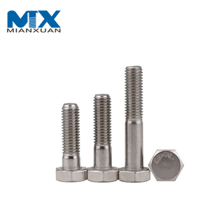 Wholesale Price Grade 8.8 Bolt and Nut Screw Washer DIN931 DIN933 Metric Stainless Steel Galvanized Hex Bolt
