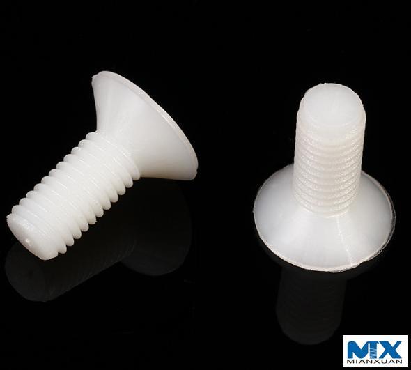 Plastic Hex Bolts by Nylon