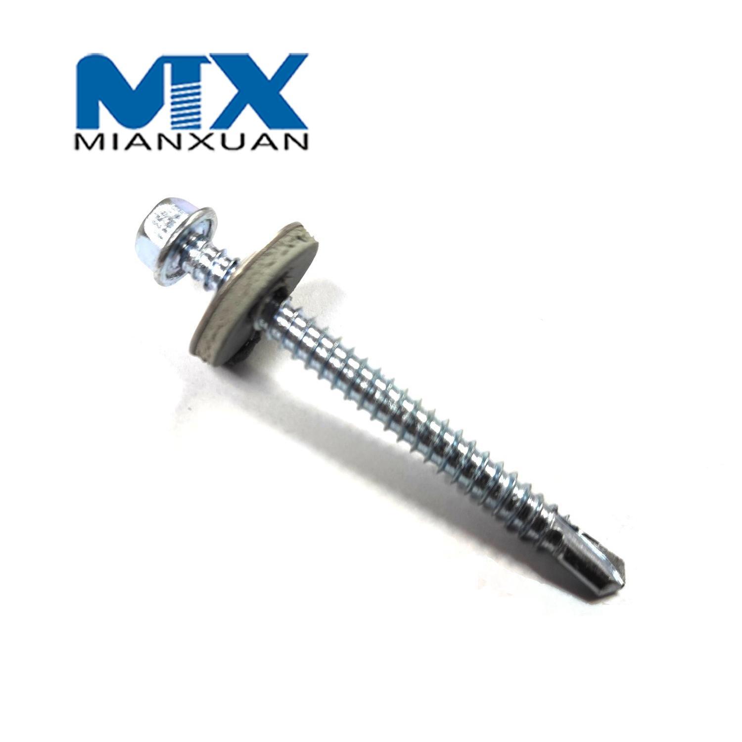 Bi-Metal Screw Machine Screws Tek Screws with EPDM Washer