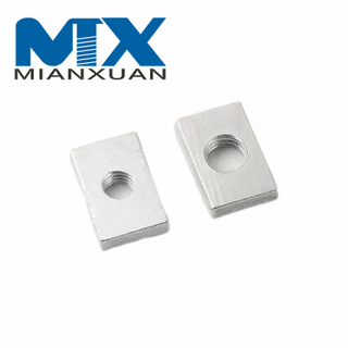 Square Flat Rectangle Rectangular Nut