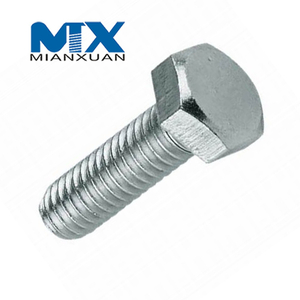 Fastener Stainless Steel DIN933 Hexagon Head Bolt Cap Screw Nuts and Hex Bolts