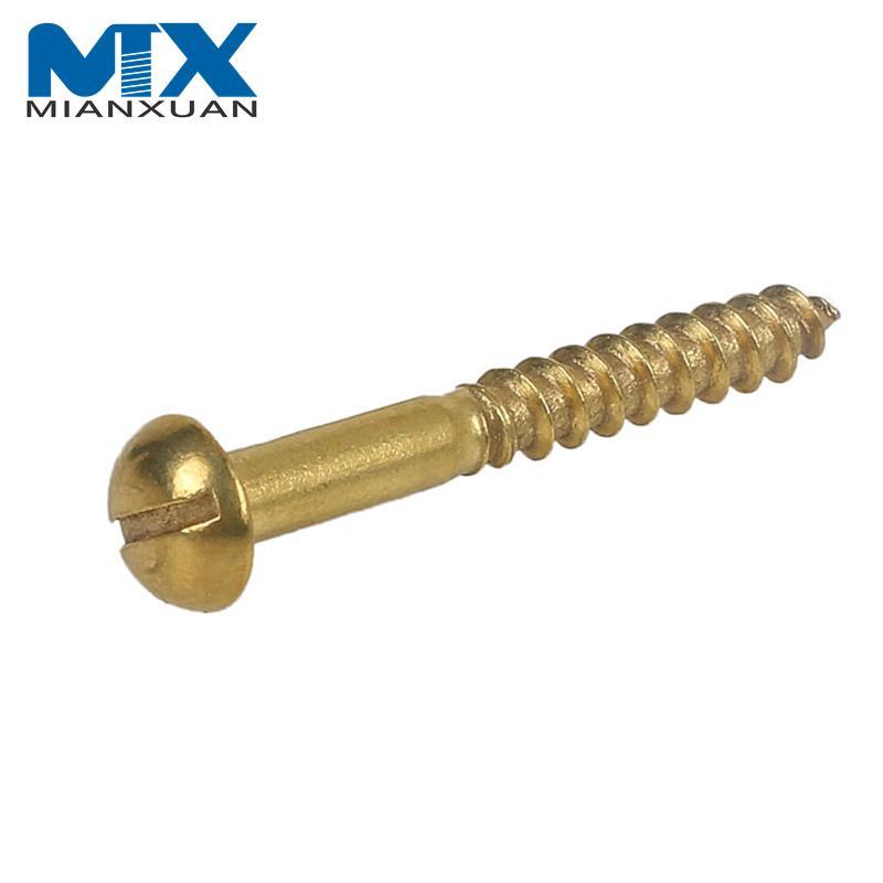 DIN96 Slotted Round Head Wood Screw Making Machine