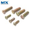 Stainless Steel Pan Head DIN84 Screws Brass Slotted Cheese Head Machine Screws
