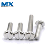 Stainless Steel Pan Head DIN84 Screws Brass Slotted Cheese Head Machine Screws