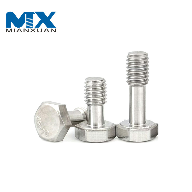 Stainless Steel Polished Cross Recessed Pan Head Reduced Shanke Screw DIN7964 (C)