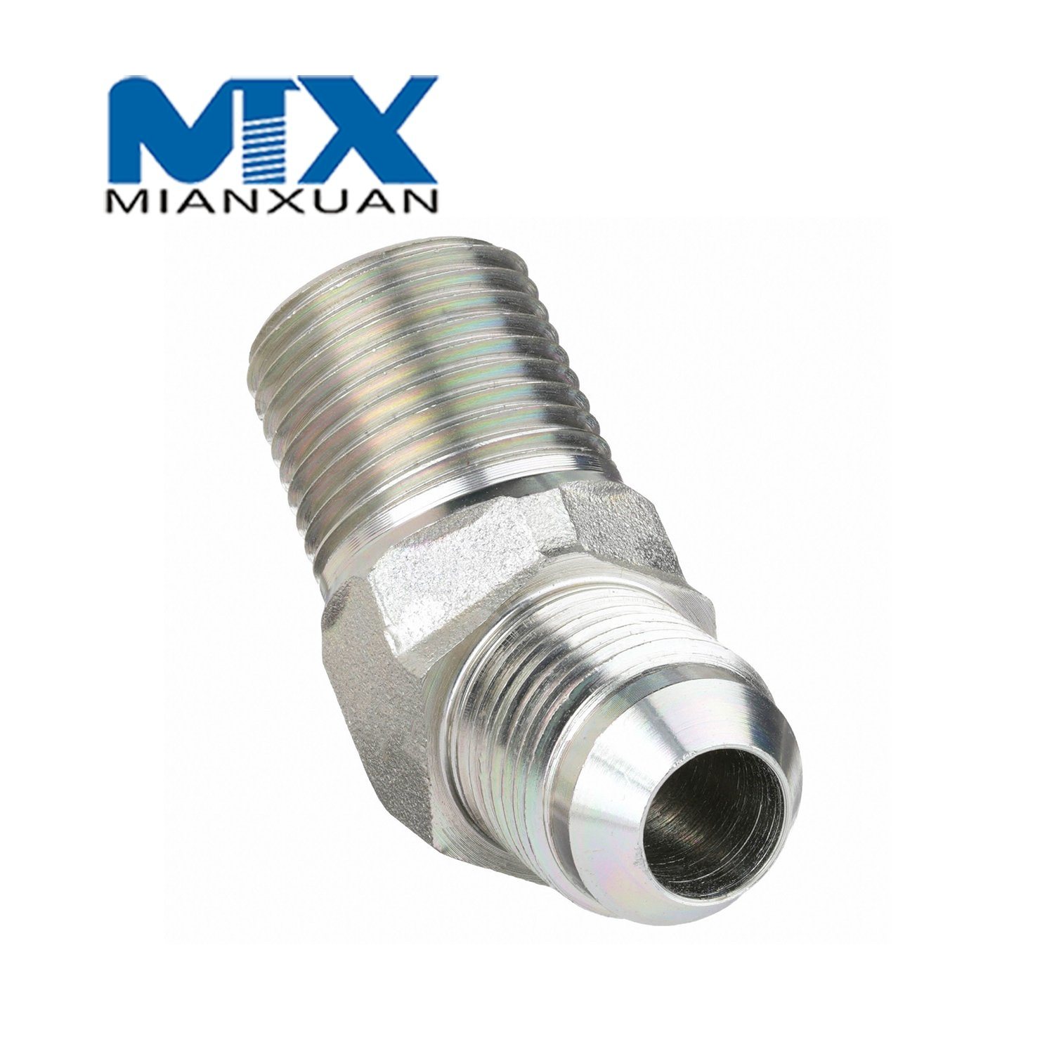 Stainless Steel Hydraulic Metric 90degree Cone Seat Pipe Connector Coupling Adapter Fittings