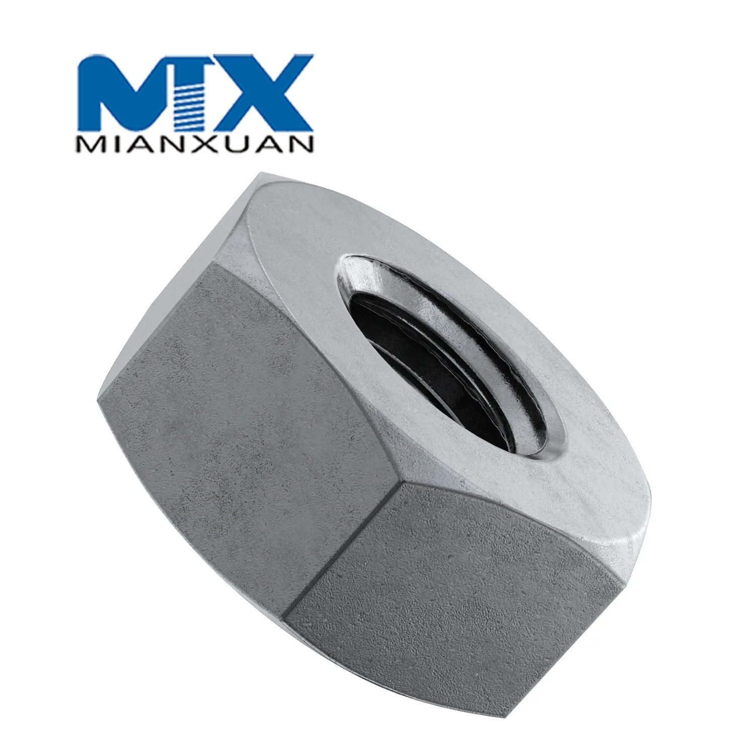 Carbon Steel 4 8 6 10 12 Mild Steel Hex Nut ISO4032 Hexagon Nut 4032 M10 M12 M14 M16 M20 Zinc Black Plain Galvanize