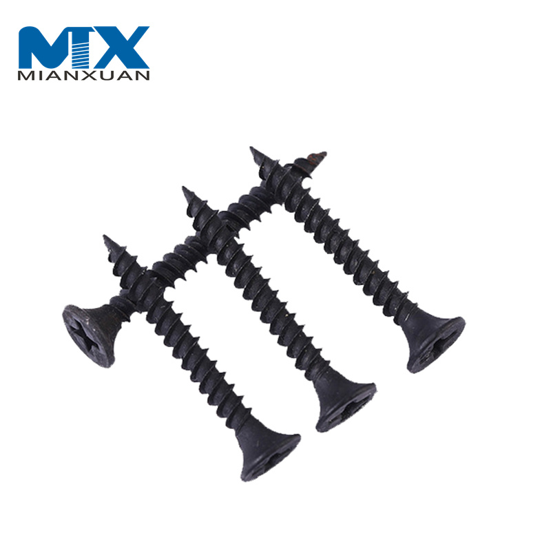 3.5mm 25mm Black Bugle Head Plasterboard Screw Drywall Screw for Gypsum Board